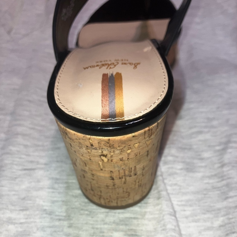 🔥NEW🔥 Sam Edelman W9.5 YARDLIE EMBLEM PLATFORM WEDGE SANDALS NWOB - Picture 9 of 13